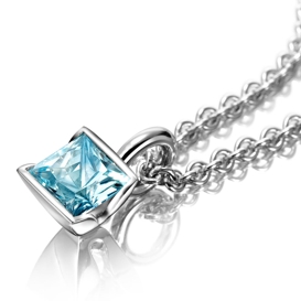 Anh&auml;nger mit Aquamarin
